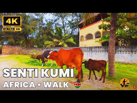 SENTI KUMI Walking Tour – Hidden Gem of Likoni | Mombasa [KENYA, AFRICA]. Silent Walk 4K UHD