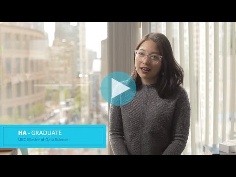 UBC Master of Data Science Vancouver Alumna - Ha