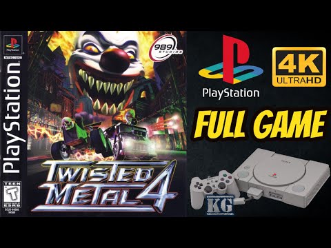 Twisted Metal 4 | PS1 | 4K60ᶠᵖˢ UHD🔴| Longplay Walkthrough Playthrough Full Movie Game