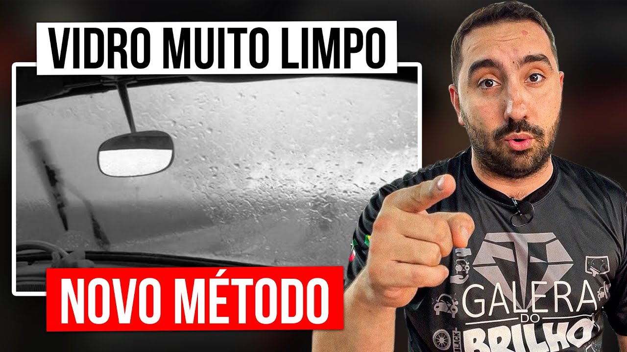 APRENDA A LIMPAR QUALQUER VIDRO DO CARRO | Fácil e Sem Segredo