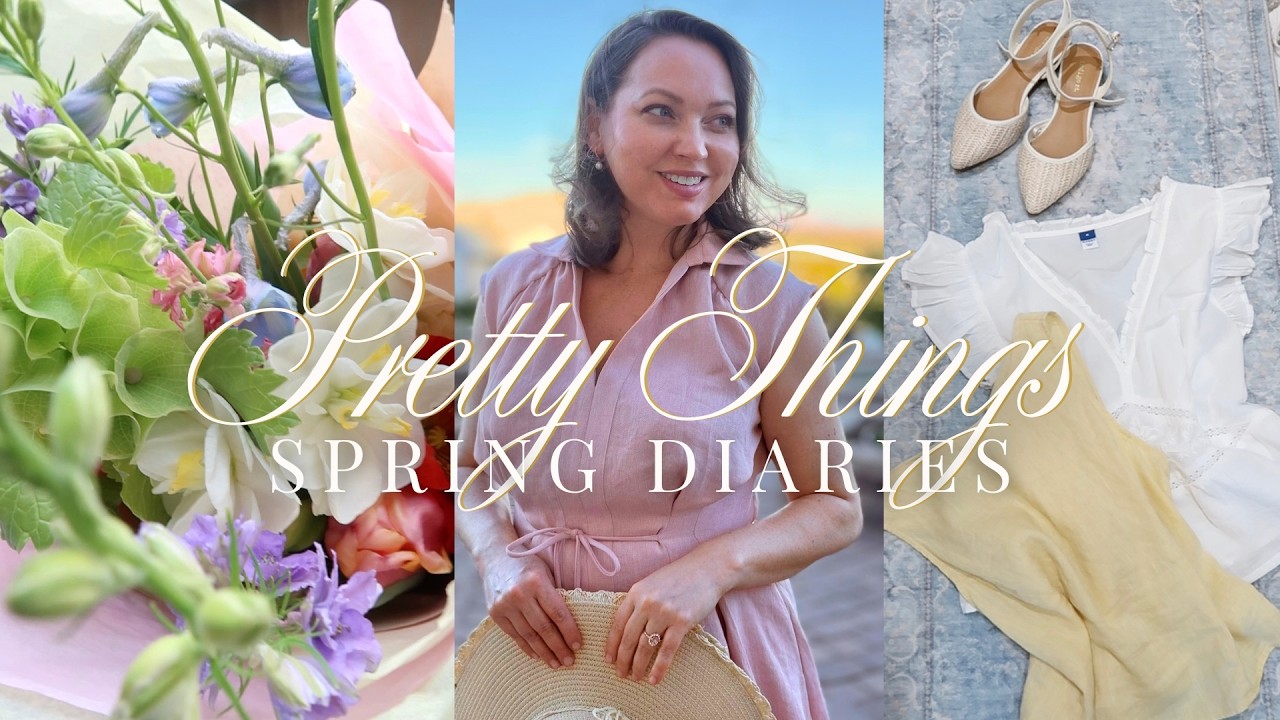 Spring Diaries | Pretty Bouquets, Wardrobe Refresh & Wallpaper