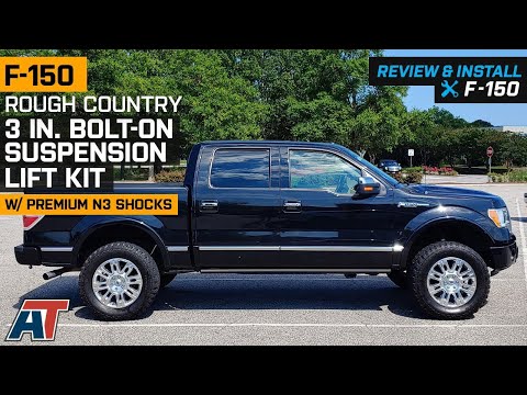 2009-2013 F150 Rough Country 3 in. Bolt-On Suspension Lift Kit w/ Premium N3 Shocks Review & Install