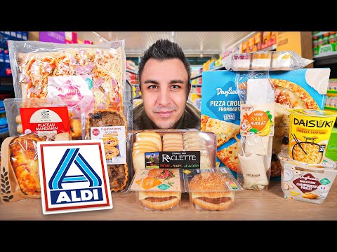 I'M TEST EVERYTHING FROM ALDI #2 FAST FOOD (burgers, pizza, raclette...)