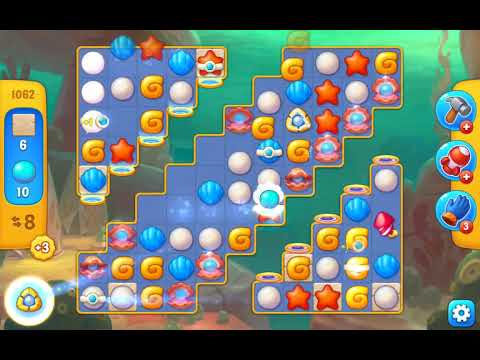Fishdom game level 1062 / Фишдом уровень 1062