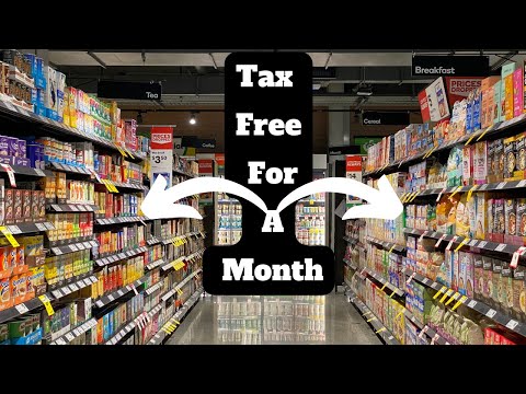 MUST WATCH Tax Free Food Month - Tennessee