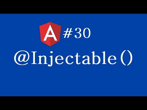 Angular 2 Tutorial 30 Injectable Decorator