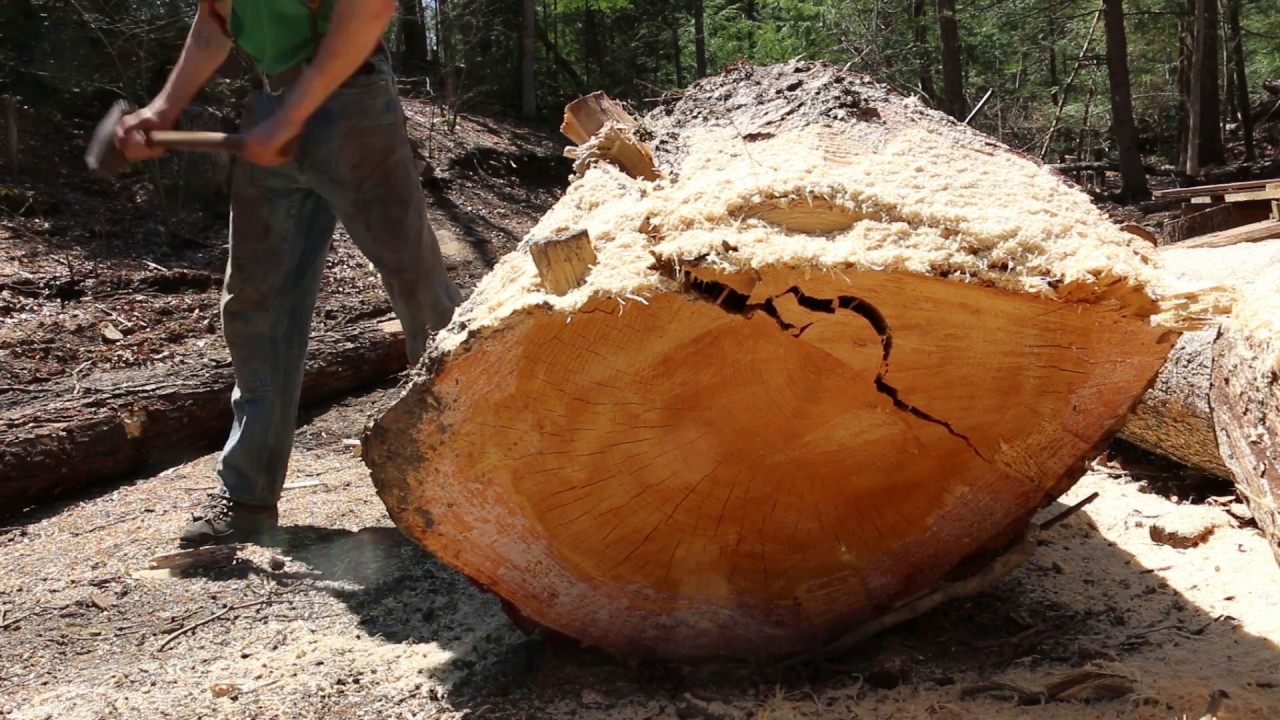 Acorn to Arabella - Journey of a Wooden Boat - Bonus Content: Splitting Log