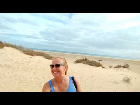 Sotavento beach Fuerteventura Spain December 2017