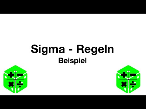 Sigma-Regeln - Beispiele