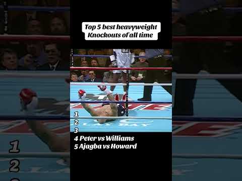 Top 5 Best Heavyweight Knockouts Of All Time #boxing #boxer #knockout #fighter #fight #champion #ko