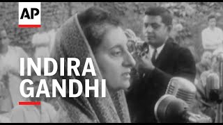 Indira Gandhi  - 1966 | Movietone Moment | 19 January 2024