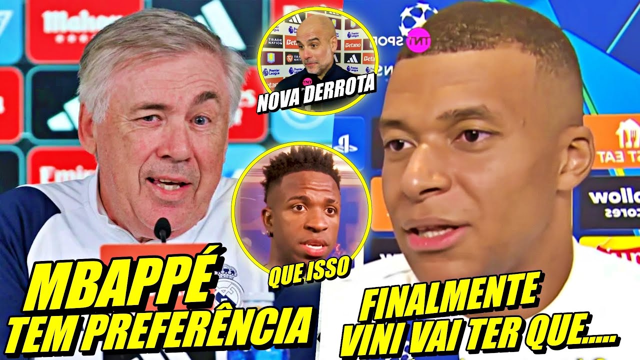 REAL ENLOUQUECEU !! MBAPPÉ MANDOU E VINI TEM QUE OBEDECER ! CITY E BARÇA PERDEM E MAIS...