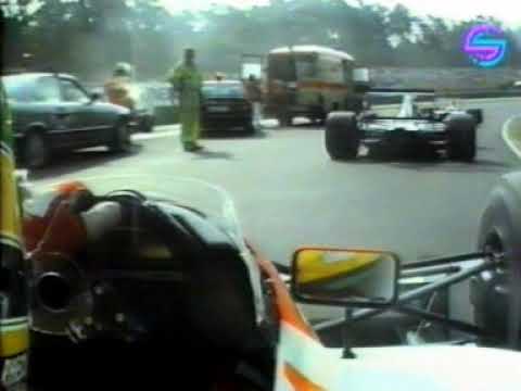 1991 Formula 1 @ Germany - Comas Big Crash