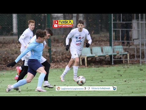 tv.nsk.pl [fragmenty] KS Legionovia Legionowo - MLKS Victoria Sulejówek 3:7 (1:2) 2022-02-19 g 11:00