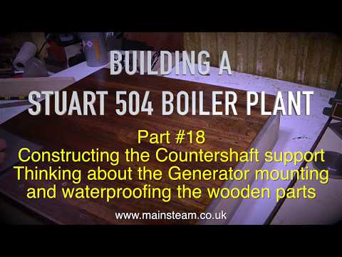 MAKING A STUART 504 BOILER PLANT - PART #18 - THE INNER BEARING MOUNTING