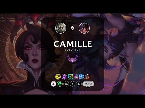Camille Top vs Akali - KR Master Patch 13.17