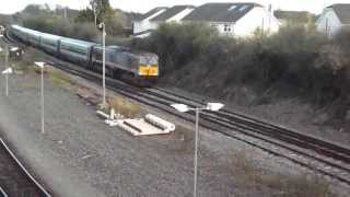 preview picture of video 'Enterprise train passing through Drogheda'