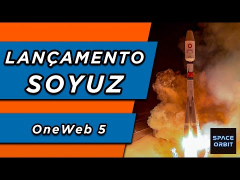 LANÇAMENTO DO FOGUETE SOYUZ - ONEWEB 5