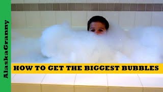 Download lagu How To Get The Biggest Bubbles Most Bubbles For A Bubble Bath mp3