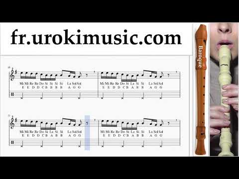 Comment Jouer de la Flute à bec (B.) Drake - God’s Plan Tab Tablature um-i829
