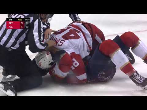 NHL Fight - Red Wings @ Panthers - 07 02 2021