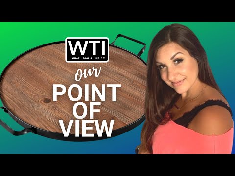 Thirteen Chefs Wine Barrel Serving Tray - WTI product video review