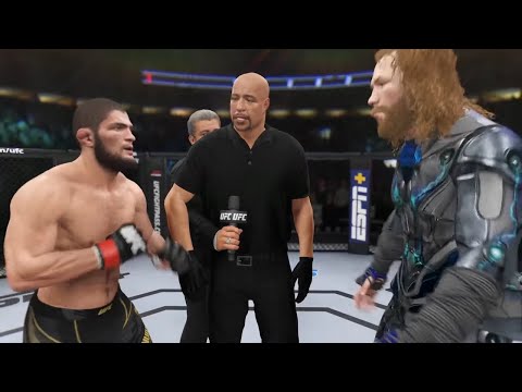UFC 4 - Khabib Nurmagomedov vs. Mighty Thor - Crazy Rematch 👊🤪