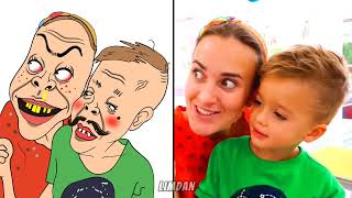 Yes Yes Vegetables Song Drawing Meme | Funny Vlad and Niki