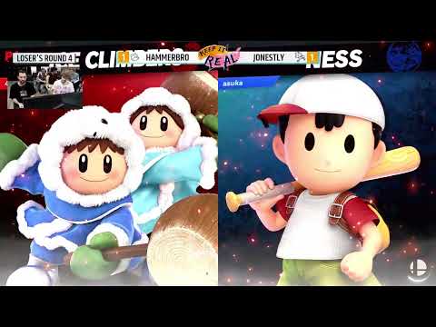 Keep it REAL: Summer Splash Top 16 Losers - DBQ | HammerBro (Ice Climbers) vs REAL | Jonestly (Ness)