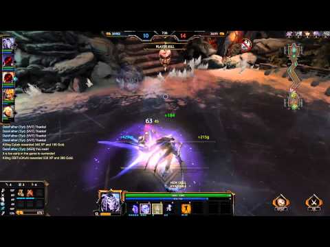 Smite Assault Gameplay [Thanatos Double Kill]