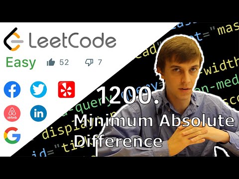 Minimum Absolute Difference In Array