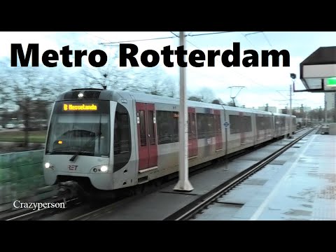 RET Sneltram Metro Rotterdam | R-net RandstadRail - 2 Jan. 2023