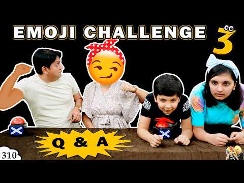 EMOJI CHALLENGE 3 | Ep 310 | Funny Family Challenge | Aayu and Pihu Show