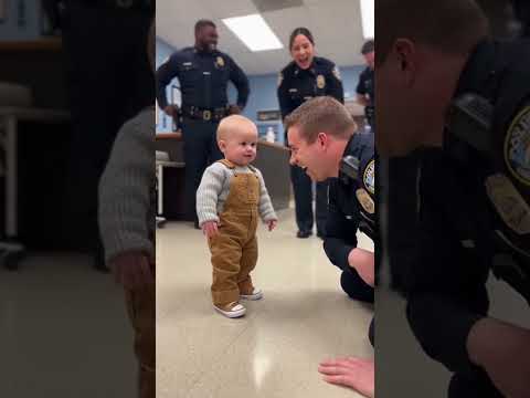 This Baby Went to the Police Station for “Crimes” 😂