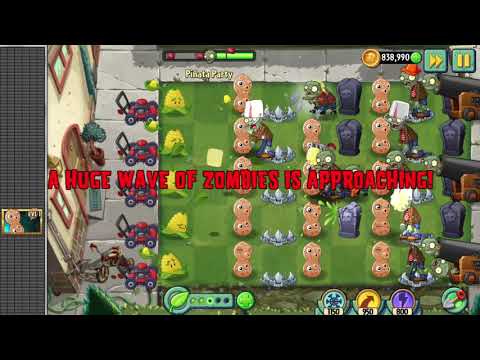 PvZ 2 - Pinata Party October 16, 2017 - Level 1 Plants