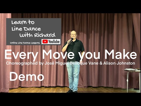 FREESTYLE / DEMO BEGINNER LINE DANCE - Every Move you Make