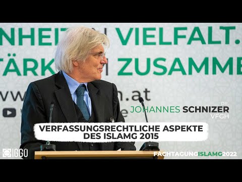 Dr. Johannes Schnizer I Fachtagung IslamG 2022