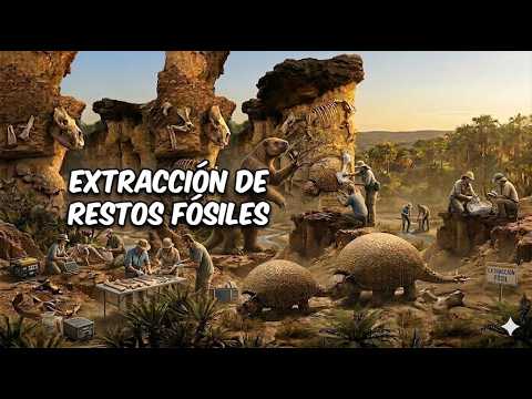 EXTRACCIÓN DE RESTOS FÓSILES ENCONTRADOS EN EL VALLE DE URIONDO DE TARIJA-BOLIVIA.