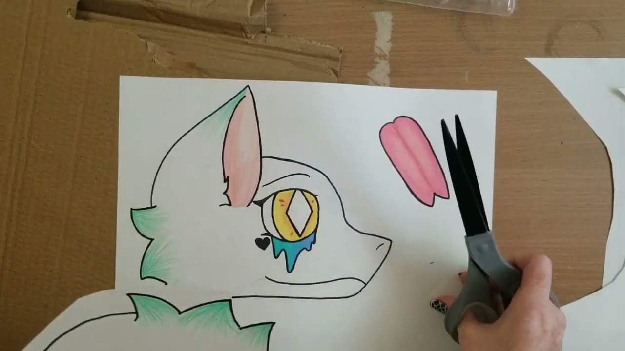 Dragon Puppet Tutorial! (500 subs special) (read description)