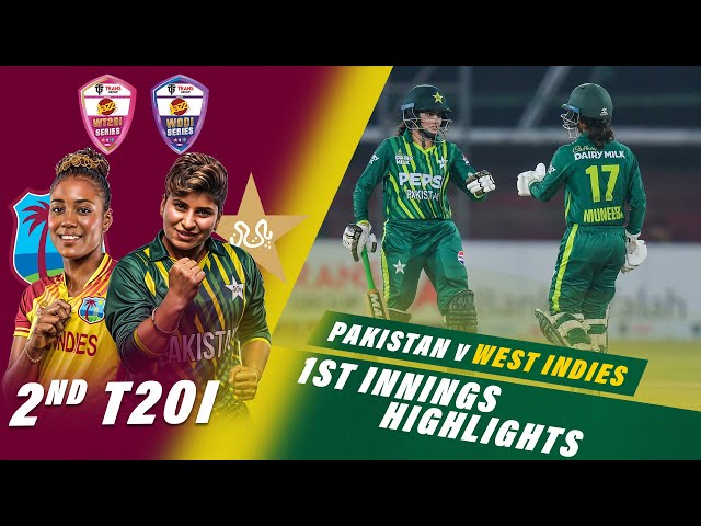 1st Innings Highlights | Pakistan Women vs West Indies Women | 2nd T20I 2024 | PCB | M2F2U