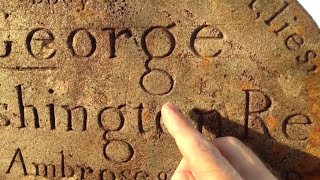 Best trick EVER to read old Gravestones given by a stone carver! PART 1