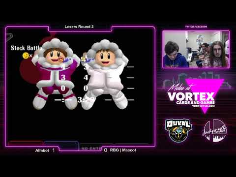 Vortex SSBM Monthly #2 - Afmbot (ICs) Vs. RBG | Mascot (Fox) - LR3
