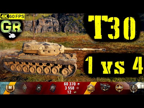 World of Tanks T30 Replay - 10 Kills 7.3K DMG(Patch 1.4.0)