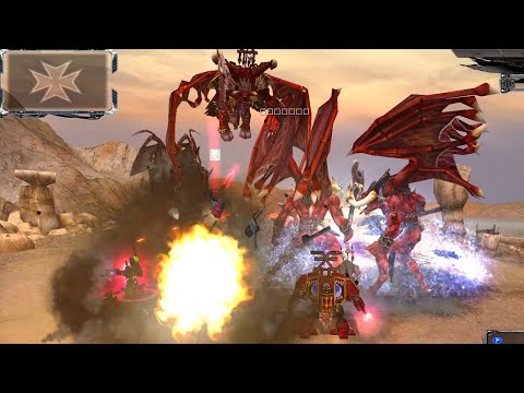Chinese Mega Mod 2020: Black Templars vs Khorne Daemonkin - Warhammer 40K: Dawn Of War: Soulstorm