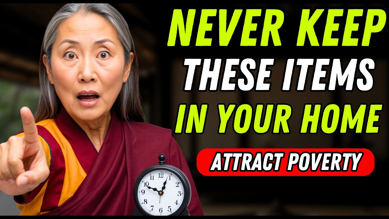 REMOVE these 8 ITEMS From Your HOME, They Attract POVERTY, DISEASE, and RUIN - Buddhist Teachings