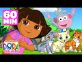 Dora Rescues Puppies & Kittens! 🐶🐱 1 Hour | Dora the Explorer | Dora & Friends