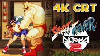 Street Fighter Alpha 2 - Zangief (Arcade / 1996) 4K CRT