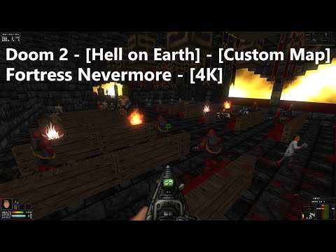 Project Brutality 3.0 - Doom 2 - Map: #0154 - Fortress Nevermore - [4K] - [100%]