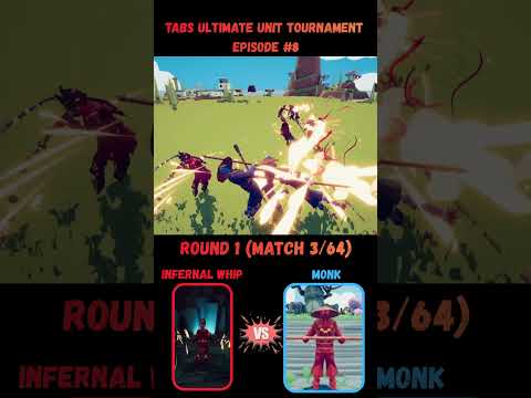 Infernal Whip VS Monk! (TABS Ultimate Tournament)