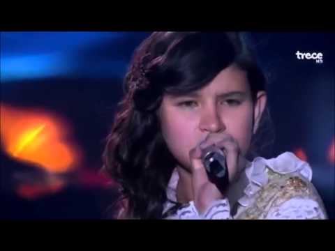 Lara Fabian - Adagio (Cover by Karla Herrarte) 12 year old girl